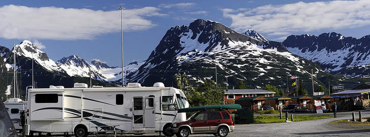 Camping in Valdez, Alaska